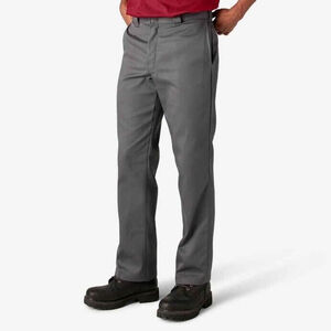 Men’s Grey Dickies 874 FLEX Work Pants 28x30 Unhemmed Lot Bundle Of 2